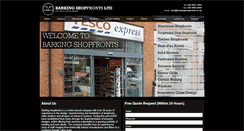 Desktop Screenshot of barkingshopfronts.co.uk